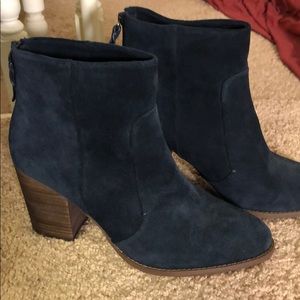 Spendid boots blue suede size 11